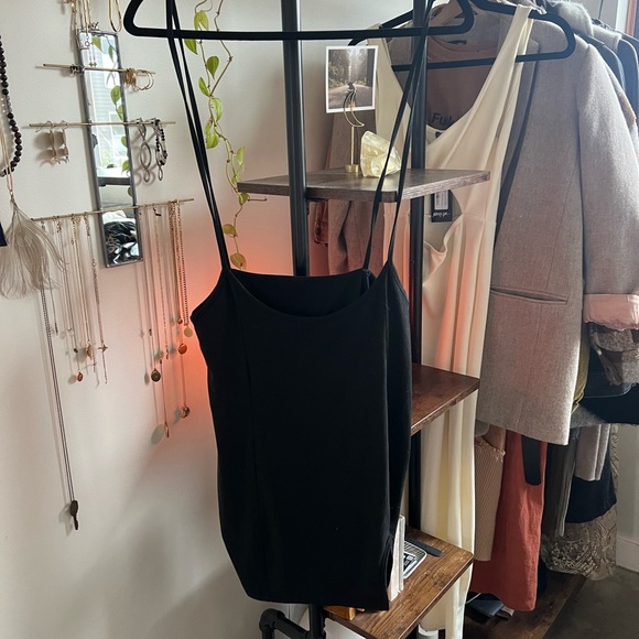 Dresses & Skirts - Black Suspender Mini Skirt